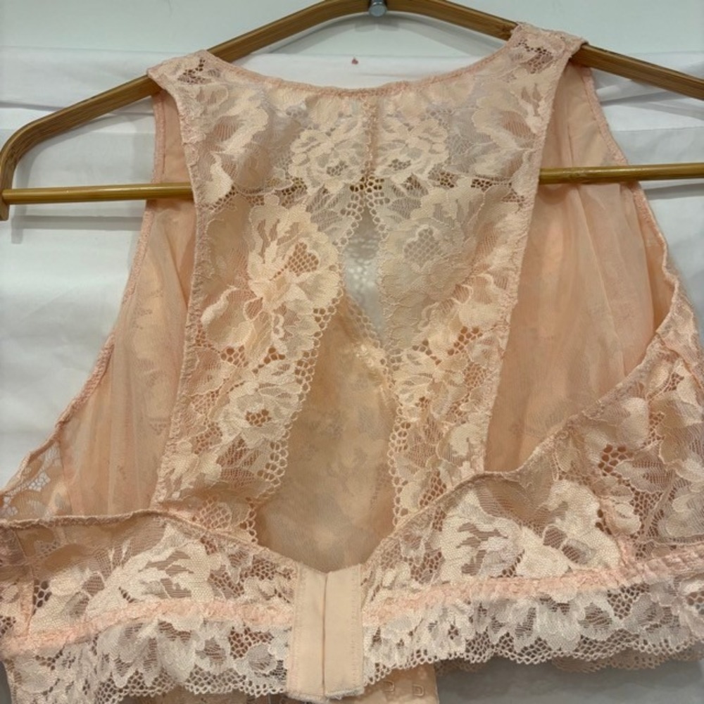 Soma Embraceable Lace Bralette - Peach Blossom - Size XL - Picture 8 of 9